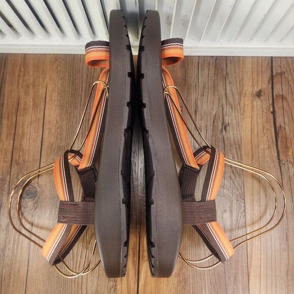Chaco Brown and Orange Sandals main image 9